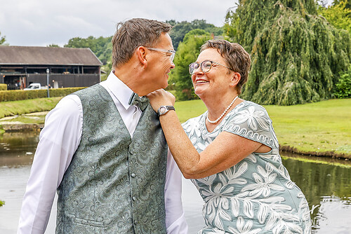 Beate und Dirk Elsche am 11.07.2025 in Schloss Westerholt Herten (EFTS-250711-12-57-23-372
