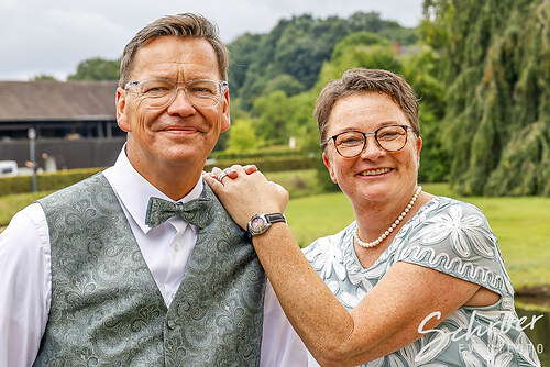 Beate und Dirk Elsche am 11.07.2025 in Schloss Westerholt Herten (EFTS-250711-12-57-26-373