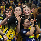 Siegerjubel und Siegerehrung