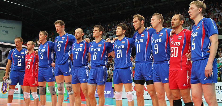 World League GER-RUS 05.07.2013 (titel_73_russia_national-anthem_foto-detlef-gottwald)