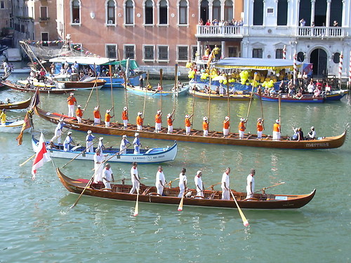 Bilder „Regata Storica“ auf dem Canal Grande - Kunden-Einladung von RUBELLI nach Venedig
