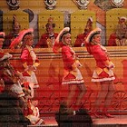 Tanzgruppen Gelb-Rot