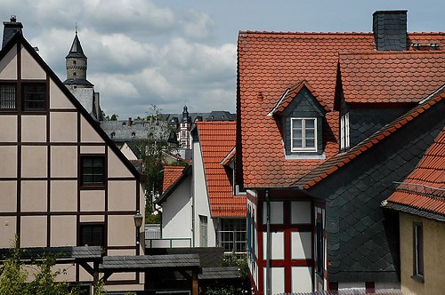 Idstein Hexenturm und Schloß BORNGASSENBLICK 2005