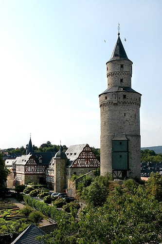 Idstein Hexenturm vom Schloß 2003
