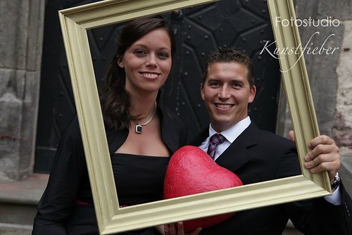 Spaßbilder mit den Gästen