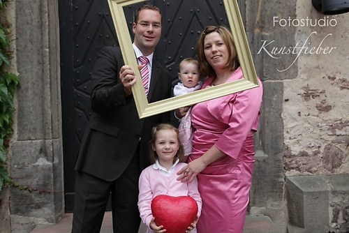 Spaßbilder mit den Hochzeitsgästen