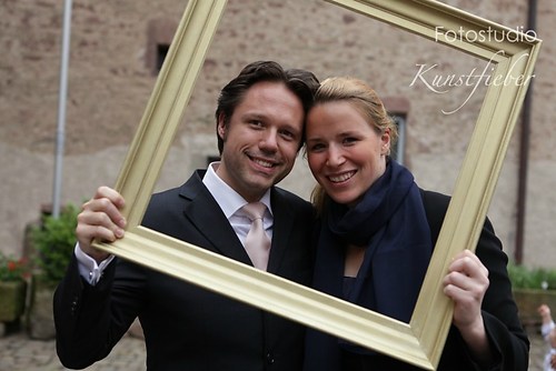 Hochzeitsgäste in Szene gesetzt