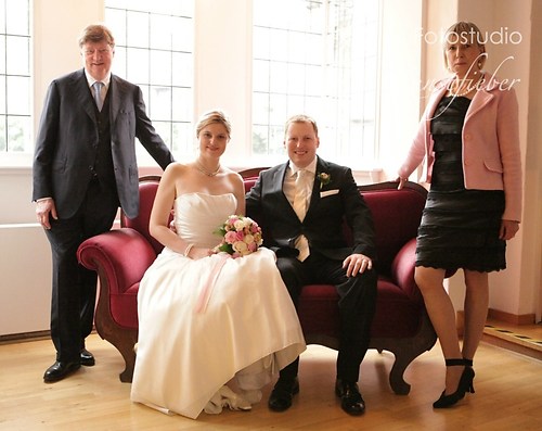 Brautpaar mit Brauteltern