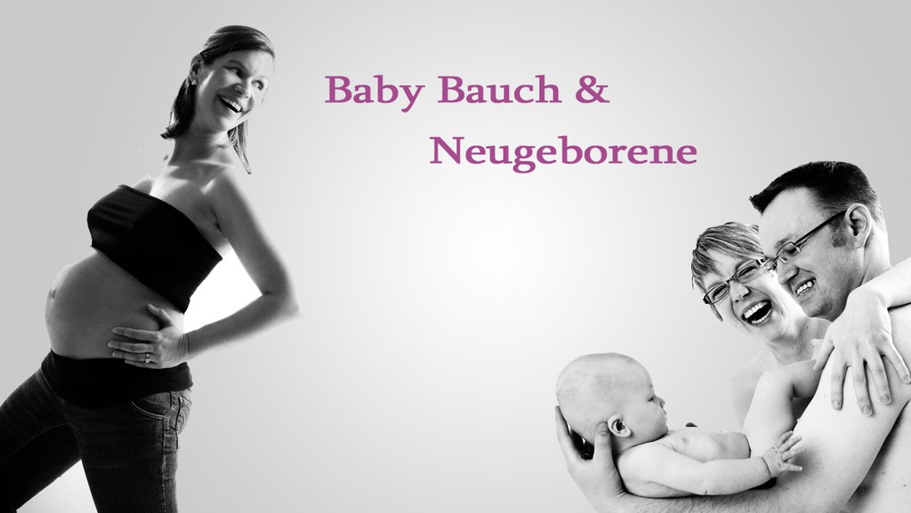 Baby Bauch und Neugeborene