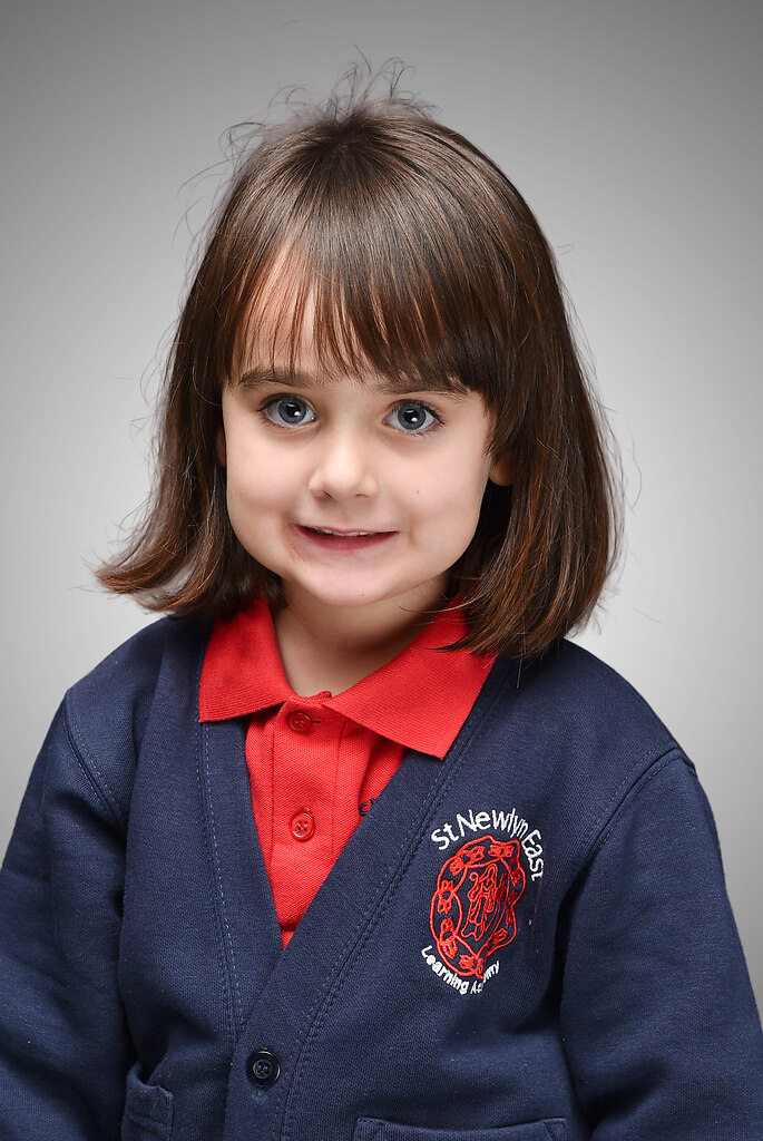 Girl - Grey Vignette