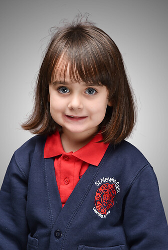 Girl - Grey Vignette