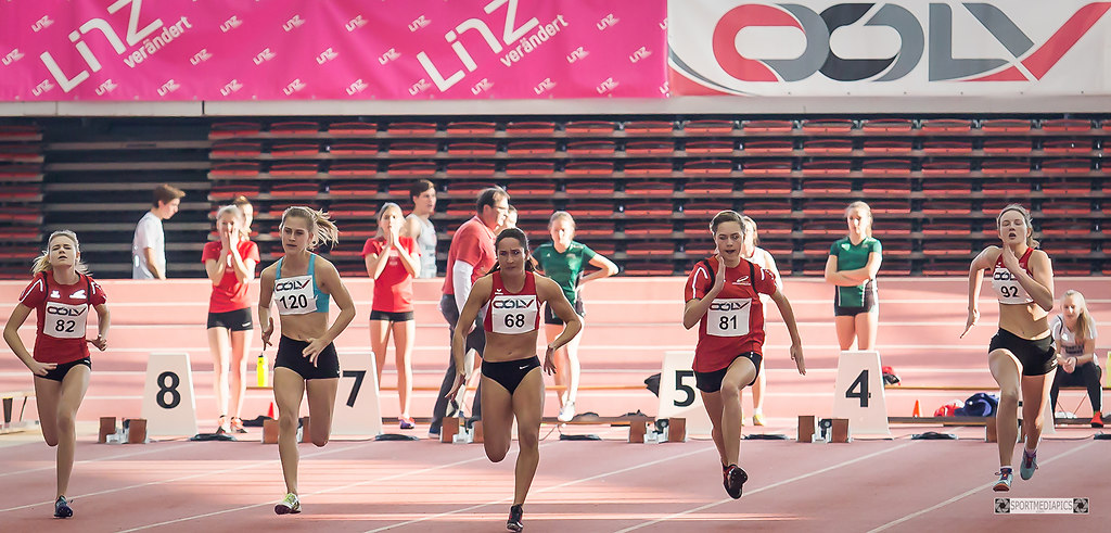 OÖ U18 & U20 MEISTERSCHAFTEN HALLE 2017 (170121bm_7356) | SPORT, LEICHTATHLETIK, OÖ U18 & U20 MEISTERSCHAFTEN HALLE 2017 DATUM: IM BILD: 60 M ENDLAUF U18...