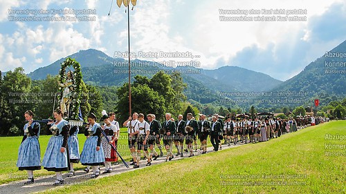 Fronleichnam mit Prozession 2014 in Unterwössen