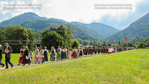Fronleichnam mit Prozession 2014 in Unterwössen
