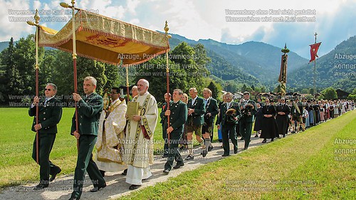 Fronleichnam mit Prozession 2014 in Unterwössen