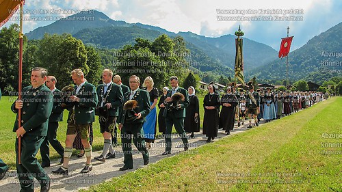 Fronleichnam mit Prozession 2014 in Unterwössen