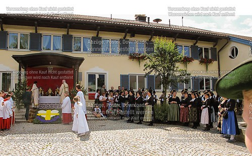 Fronleichnam mit Prozession 2014 in Unterwössen