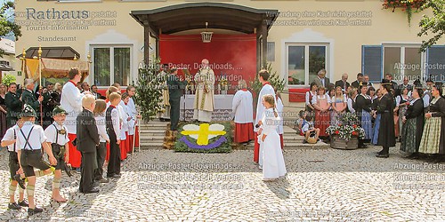 Fronleichnam mit Prozession 2014 in Unterwössen