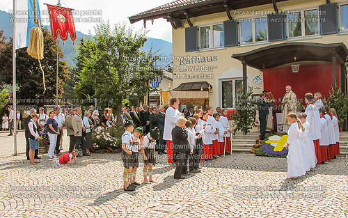 Fronleichnam mit Prozession 2014 in Unterwössen