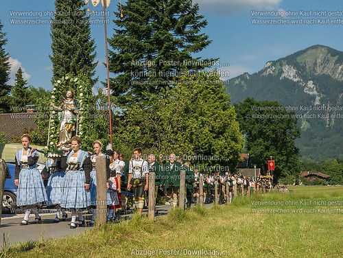 Fronleichnam mit Prozession 2014 in Unterwössen