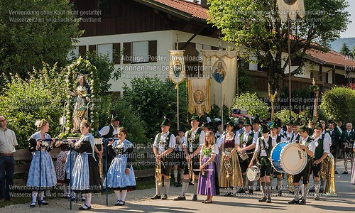 Fronleichnam mit Prozession 2014 in Unterwössen