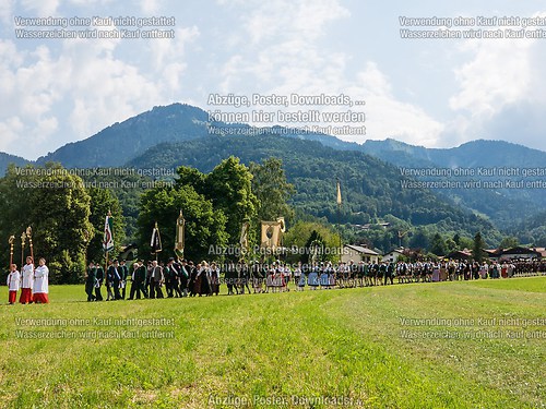 Fronleichnam mit Prozession 2014 in Unterwössen