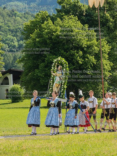 Fronleichnam mit Prozession 2014 in Unterwössen