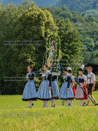 Fronleichnam mit Prozession 2014 in Unterwössen