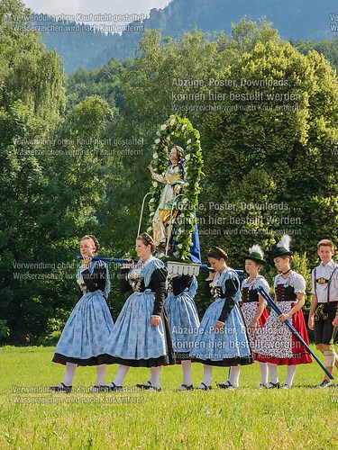 Fronleichnam mit Prozession 2014 in Unterwössen