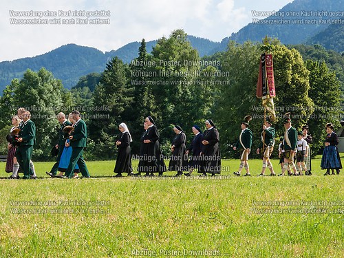 Fronleichnam mit Prozession 2014 in Unterwössen