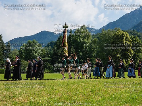Fronleichnam mit Prozession 2014 in Unterwössen