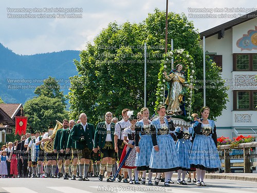 Fronleichnam mit Prozession 2014 in Unterwössen