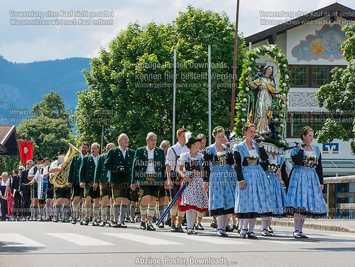 Fronleichnam mit Prozession 2014 in Unterwössen