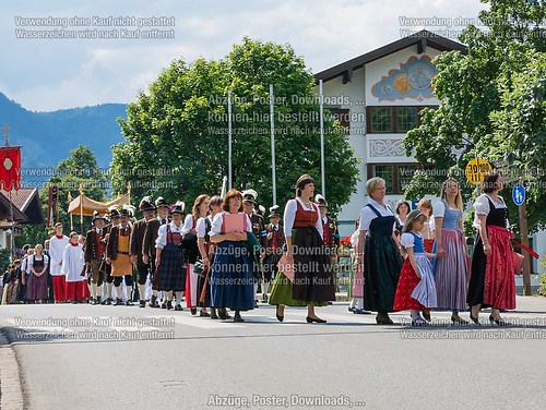 Fronleichnam mit Prozession 2014 in Unterwössen