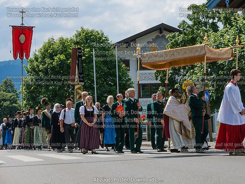 Fronleichnam mit Prozession 2014 in Unterwössen