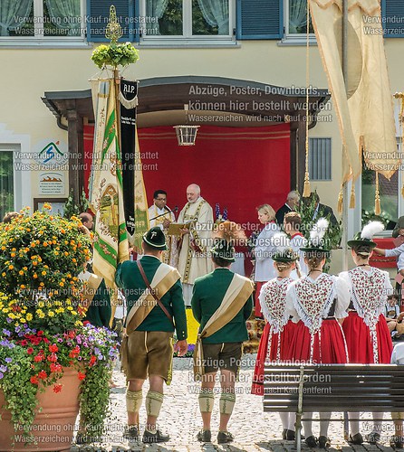 Fronleichnam mit Prozession 2014 in Unterwössen