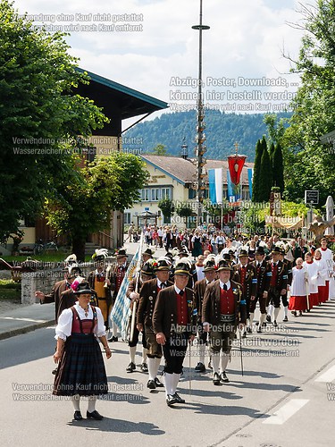 Fronleichnam mit Prozession 2014 in Unterwössen