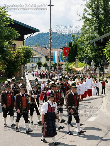 Fronleichnam mit Prozession 2014 in Unterwössen