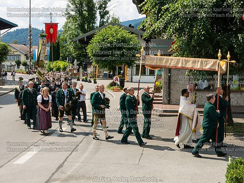 Fronleichnam mit Prozession 2014 in Unterwössen