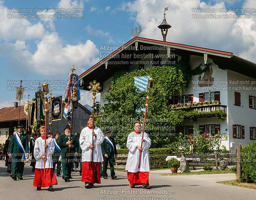 Fronleichnam mit Prozession 2014 in Unterwössen