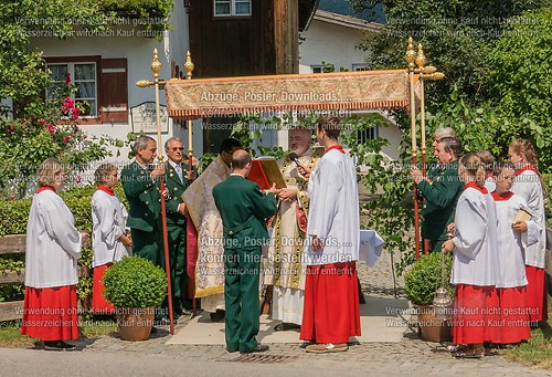 Fronleichnam mit Prozession 2014 in Unterwössen