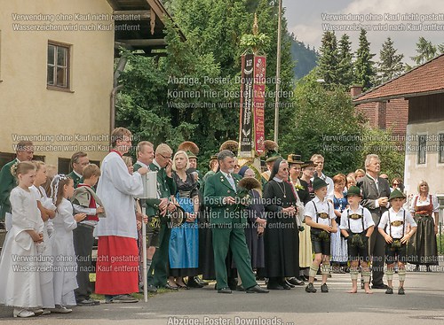 Fronleichnam mit Prozession 2014 in Unterwössen