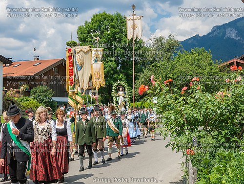 Fronleichnam mit Prozession 2014 in Unterwössen