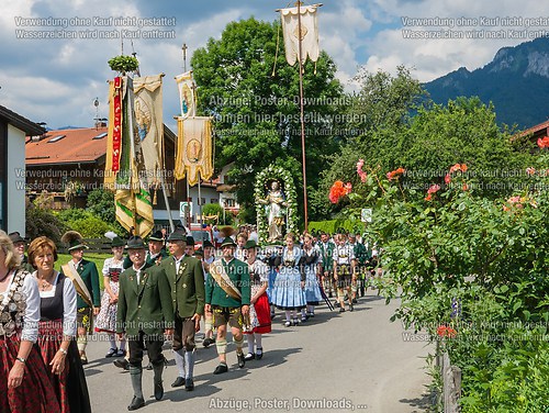 Fronleichnam mit Prozession 2014 in Unterwössen
