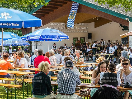 Gartenfest 2014 der Musikkapelle Wössen im Kurpark Unterwössen