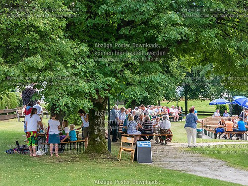 Gartenfest 2014 der Musikkapelle Wössen im Kurpark Unterwössen