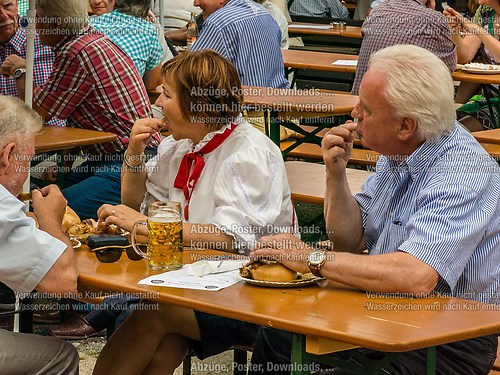 Gartenfest 2014 der Musikkapelle Wössen im Kurpark Unterwössen