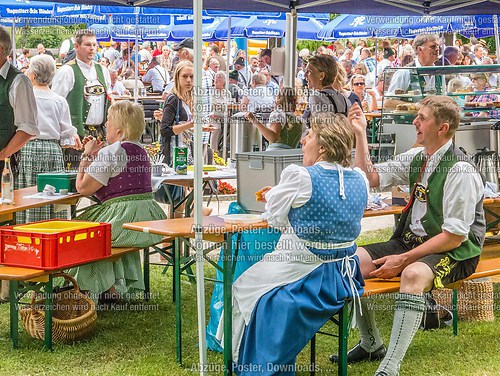 Gartenfest 2014 der Musikkapelle Wössen im Kurpark Unterwössen