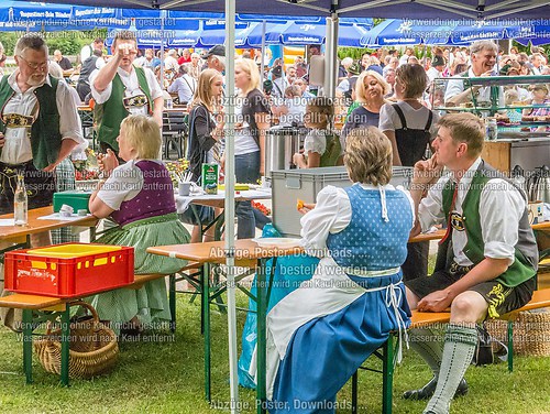 Gartenfest 2014 der Musikkapelle Wössen im Kurpark Unterwössen