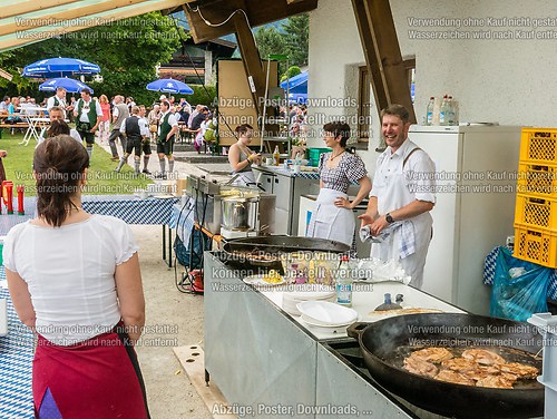 Gartenfest 2014 der Musikkapelle Wössen im Kurpark Unterwössen